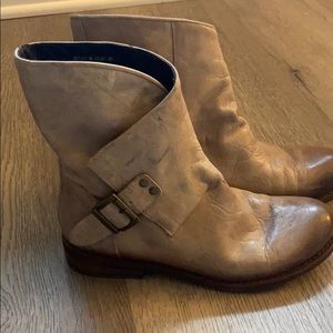 Vegan Leather above ankle bootie
